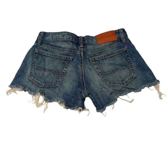 Lucky Brand Button Fly Style: THE CUT OFF Jean Shorts Women's Size 0 / 25 - Picture 2 of 7